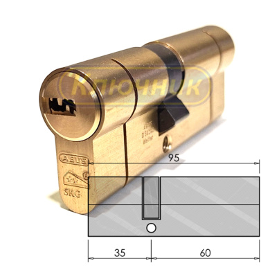 Цилиндр ABUS D10 PS 95(35/60)G