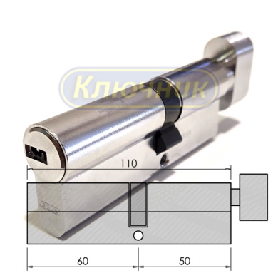 Цилиндр ABUS D6 110(60/50C)Ni вороток