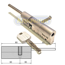 Цилиндры / По типам / Дисковые цилиндры / Цилиндр TOKOZ CV PRO300 80(50/30)Ni длинный шток. Магазин "Ключник" в С-Пб.