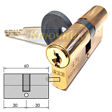 Цилиндр AGB SCODO DCK 60(30/30) короткий шток Br