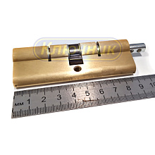 Цилиндры / По типам / Перфорированные цилиндры / Цилиндр CISA ASTRAL OA312 45/45 Brass. Магазин "Ключник" в С-Пб.