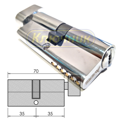 Цилиндр AVERS ZM 70(35/35C)Cr