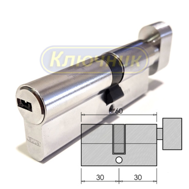 Цилиндр ABUS D6 60(30/30C)Ni вороток