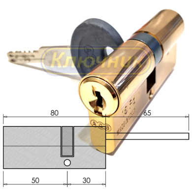 Цилиндр AGB SCODO DCK 80(50/30) длинный шток Br