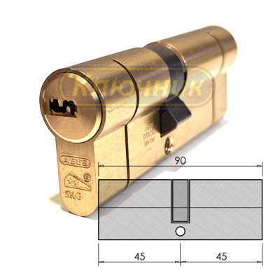 Цилиндр ABUS D10 PS 90(45/45)G