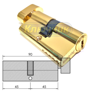 Цилиндр AVERS ZM 90(45/45C)G