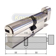 Цилиндр ABUS D6 110(55/55C)Ni вороток
