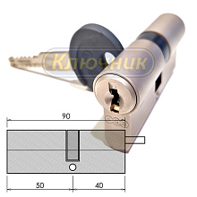 Цилиндр AGB SCODO DCK 90(50/40) короткий шток Ni