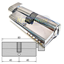 Цилиндр AVERS ZM 80(40/40C)Cr