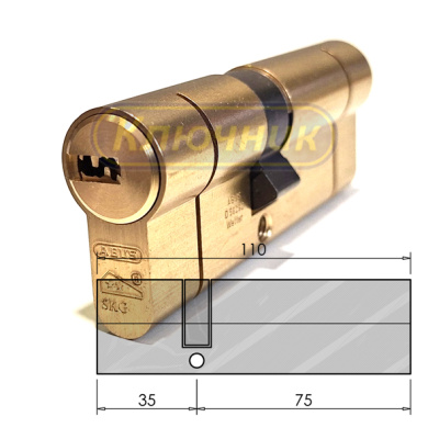 Цилиндр ABUS D10 PS 110(35/75)G