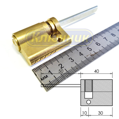 Полуцилиндр TESA TE5R3010CR 30/10 L