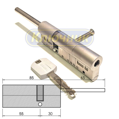 Цилиндр TOKOZ CV PRO300 85(55/30)Ni длинный шток
