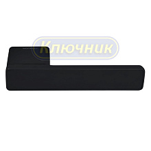 Ручки / Ручки на розетке / Ручки для межкомнатных дверей / Ручка нажимная MORELLI MH-62-R50 BL фиксатор. Магазин "Ключник" в С-Пб.