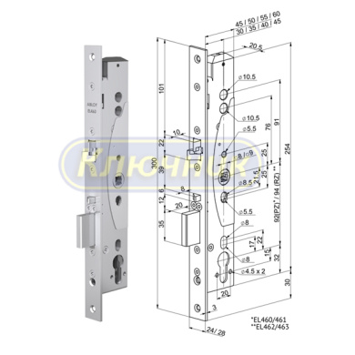 Замок электромеханический Abloy EL460